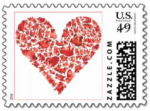 Bulldog Heart Collage